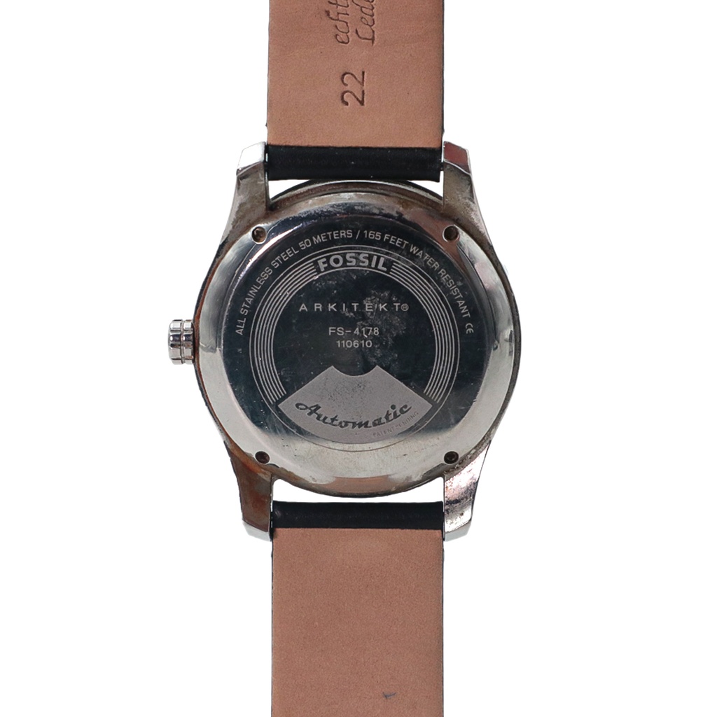 Fossil Automatic ARKITEKT FS 4178 All Stainless Steel 50 Meters Oksouq